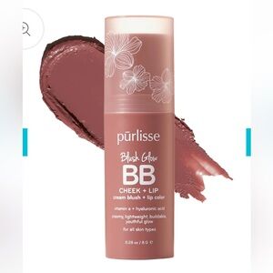 Purlisse Blushed Glow Lip and Cheek in Moving Mauve